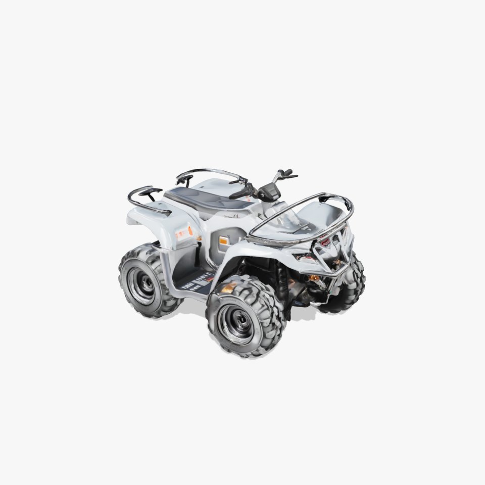 OffRoad Quad Bike with Reinforced Bumpers model pack